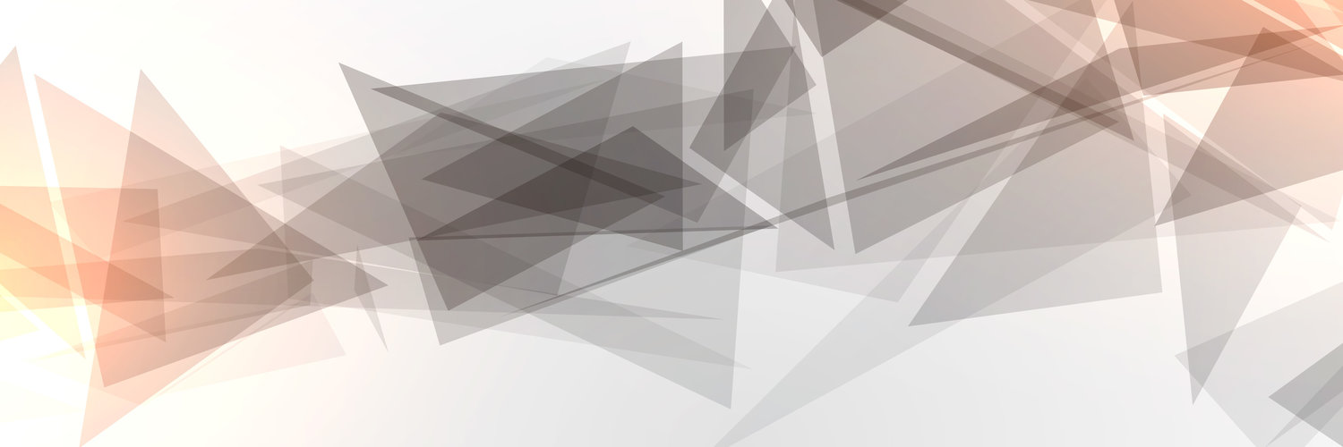Abstract geometric banner